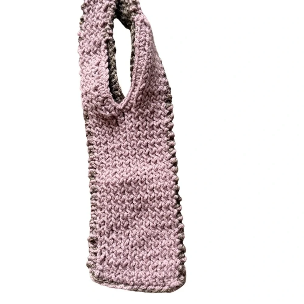 Handmade knitted sling‎ bag phone sock